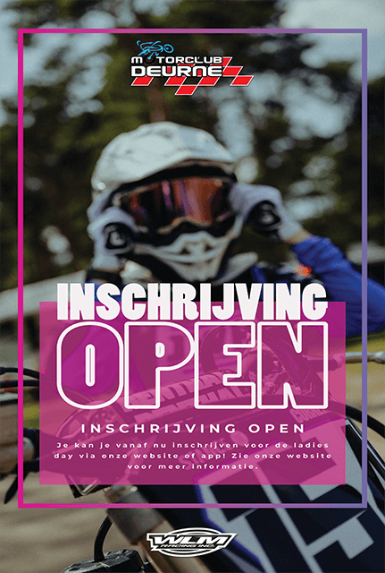 Inschrijving WLM Ladies Day bij M.C. Deurne geopend!